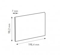 IN Rosa Cod. X RAL 0408010 - sokl 10x20 růžová matná