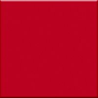 IN Rosso RAL 3020 - dlaždice 10x10 červená matná