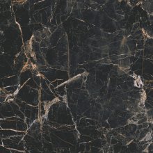 Marquina gold mat - dlaždice rektifikovaná 119,7x119,7 černá