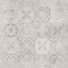 Softcement white patchwork poler - dlaždice rektifikovaná 59,7x59,7 bílá