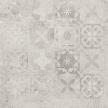 Softcement white patchwork mat - dlaždice rektifikovaná 59,7x59,7 bílá