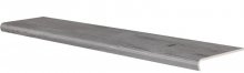 Cortone grigio - schodovka s nosem rektifikovaná 32x120,2 šedá