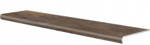 Cortone marrone - schodovka s nosem rektifikovaná 32x120,2 hnědá