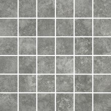Apenino antracyt mozaika lap - dlaždice mozaika 29,7x29,7 šedá lappovaná