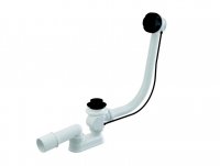 Odtokový komplet Alcaplast 57 cm, nízký, černý