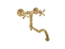 Morava retro Umyvadlová/dřezová baterie, ručka 1, zlatá