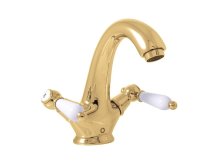 Morava retro Umyvadlová baterie bez výpusti, zlatá
