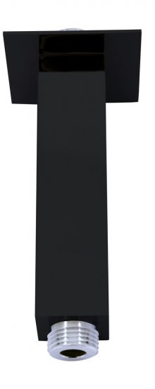 Držák stropní pro hlavovou sprchu 12 cm, černá matná
