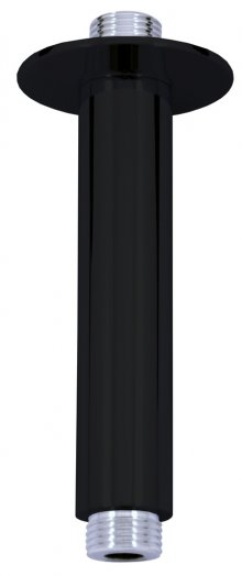 Držák stropní pro hlavovou sprchu 15 cm, černá matná