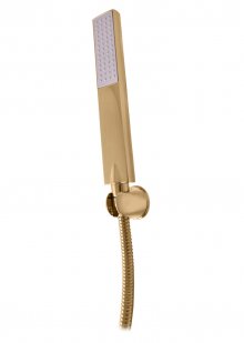 Sprchový komplet, zlato, hadice 150 cm