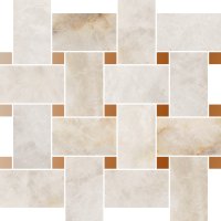 Cordoba mosaic - obkládačka mozaika 26,5x26,5 bílá lesk