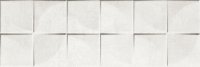Saragossa white quadra - obkládačka rektifikovaná 25x75 šedá