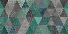 Tokyo triangle decor - obkládačka inzerto 30x60 zelená