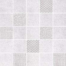 Milano mosaic - obkládačka mozaika 25x25 šedá lesk