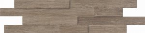 Liverpool dark brown mosaic - dlažba mozaika 8,5x30 hnědá mat