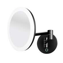 Kosmetické podsvícené LED zrcátko-černé