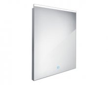 LED zrcadlo 60x70 cm, dotykový senzor, možnost nastavení barevné teploty