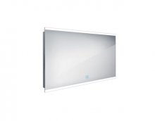 LED zrcadlo 120x70 cm, dotykový senzor, možnost nastavení barevné teploty