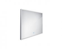 LED zrcadlo 80x70 cm, dotykový senzor, možnost nastavení barevné teploty