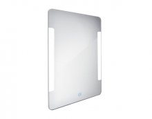 LED zrcadlo 60x80 cm, dotykový senzor, možnost nastavení barevné teploty
