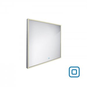 LED zrcadlo 70x70 cm, dotykový senzor