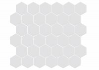 Hexagono Blanco - obklad mozaika 32x29 bílá