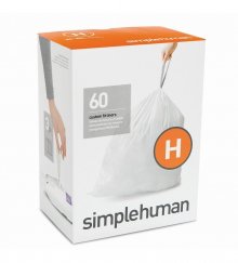 Typ H - sáčky do odpadkového koše Simplehuman 30-35 l, zatahovací, 3 x 20 ks