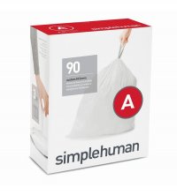 Typ A - sáčky do odpadkového koše Simplehuman 4,5 l, zatahovací, 3x30 ks