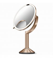 Kosmetické zrcátko Simplehuman sensor Trio tru-lux osvětlení, dobíjecí, 1x/5x/10x