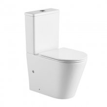 WC kombi vario odpad, kapotované, Smart Flush Rimless, 605x380x825mm, keramické vč. sedátka (Slim)
