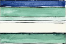 Shades Stripes Sea Mix - obkládačka inzerto set 20x60