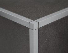 ZQBN/10/EI - ukončení profilu, hliník stříbro leštěné