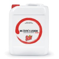 STAR WC čistič gelový, červený - malina, toalety, vany, umyvadla, 5L