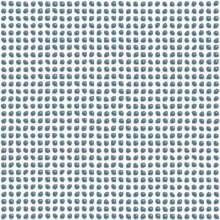 Microglow Blue Preinciso - obkládačka 33,3x33,3 modrá mat