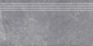 Artport grey stopnica mat - schodovka rektifikovaná 29,7x59,7 šedá