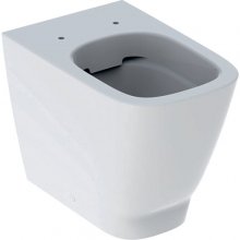 Stojící WC s hlubokým splachováním Geberit Smyle Square, Rimfree, bez WC sedátka