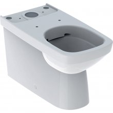 Kombi WC Geberit Selnova Square s hlubokým splachováním, vodorovný odpad, Rimfree, bez nádržky a WC sedátka