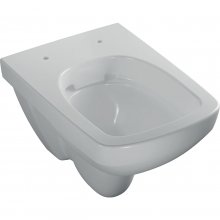 Závěsné WC Geberit Selnova Compact s hlubokým splachováním, zkrácené, Rimfree, bez WC sedátka