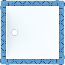 Čtvercová sprchová vanička Geberit Setaplano 120x120