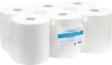Papírový ručník Hygotrendy System Unifit, v roli, 1 vrstva, jemný, bílý, 1 x 6 rolí