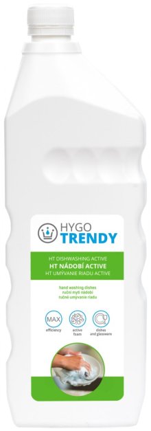 Nádobí Active Hygotrendy, 1 L - tekutý prostředek k ručnímu mytí nádobí s aktivní pěnou