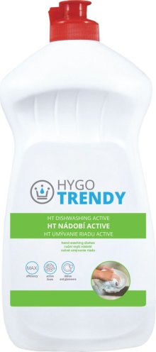 Nádobí Active Hygotrendy, 500 ml - tekutý prostředek k ručnímu mytí nádobí s aktivní pěnou
