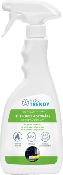 Trouby a sporák Hygotrendy, 500 ml - k čištění mastnot a připálenin - sporáky, trouby, grily, digestoře, konvektomaty, fritézy, nádobí