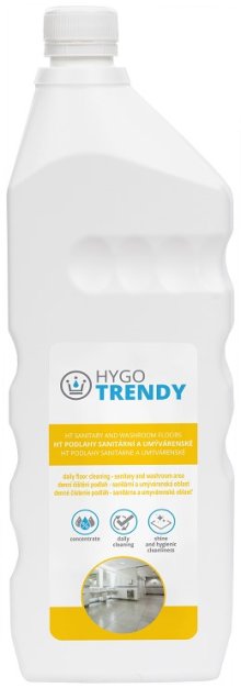 Podlahy sanitární a umývárenské Hygotrendy, 1 L - denní čištění podlah - sanita a umývárenská oblast