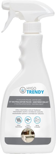 Neutralizátor pachů - sanitární oblast Hygotrendy 500 ml - neutralizátor pachů a osvěžovač vzduchu.