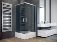Čtvercový sprchový kout Modern 165 - 90x90x165 cm, sklo čiré