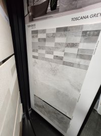 Ripon (Toscana) grey dekor rekt. - obkládačka inzerto 30x60 šedá lesk