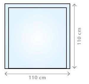 Fireglass 110x110 cm - sklo pod kamna nebo krb