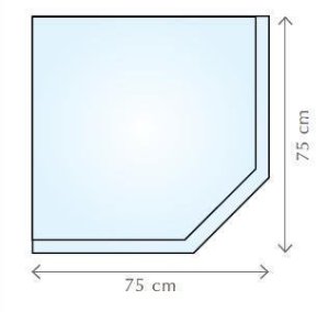 Fireglass 75x75 cm - sklo pod kamna nebo krb