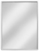 Matěj 4030 bílá - zrcadlo, obdélník, plastový rám, bílá, 40x30 cm